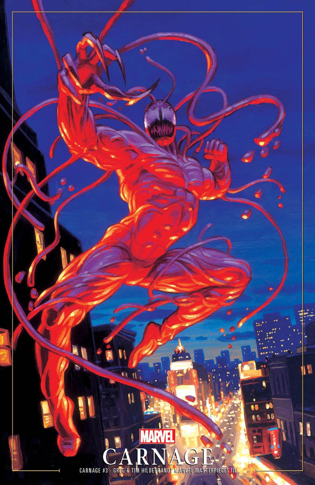 Carnage 3 Greg And Tim Hildebrandt Carnage Marvel Masterpieces III Variant - gabescaveccc