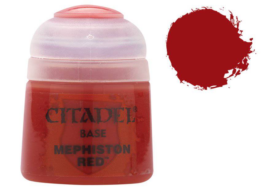 Citadel Colour Base Mephiston Red Paint - gabescaveccc