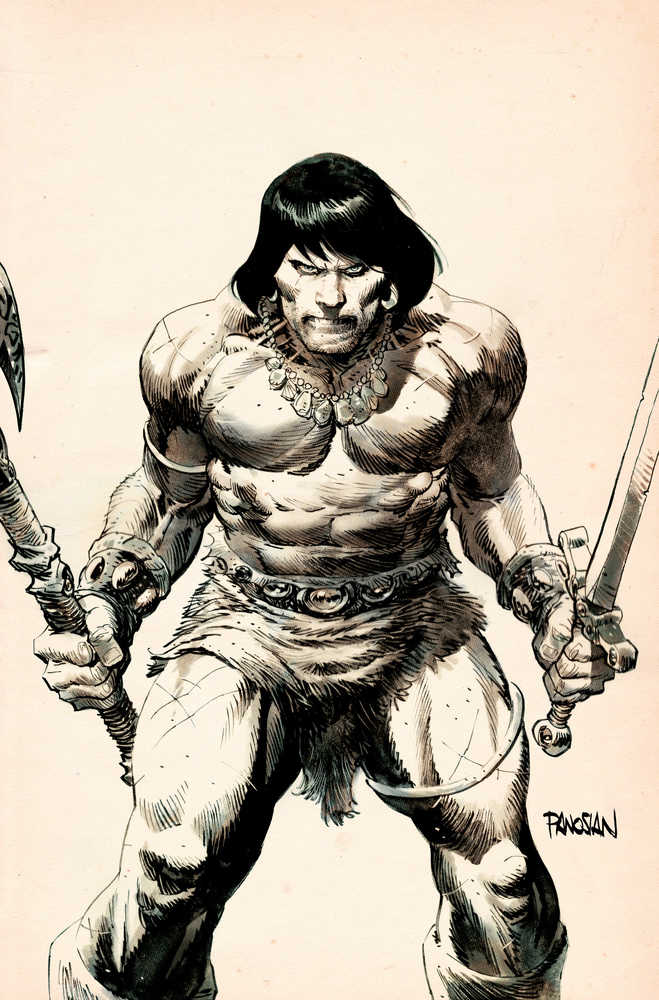 Conan Barbarian #1 Cover K 25 Copy Variant Edition Panosian Virgin Black & White (M - gabescaveccc