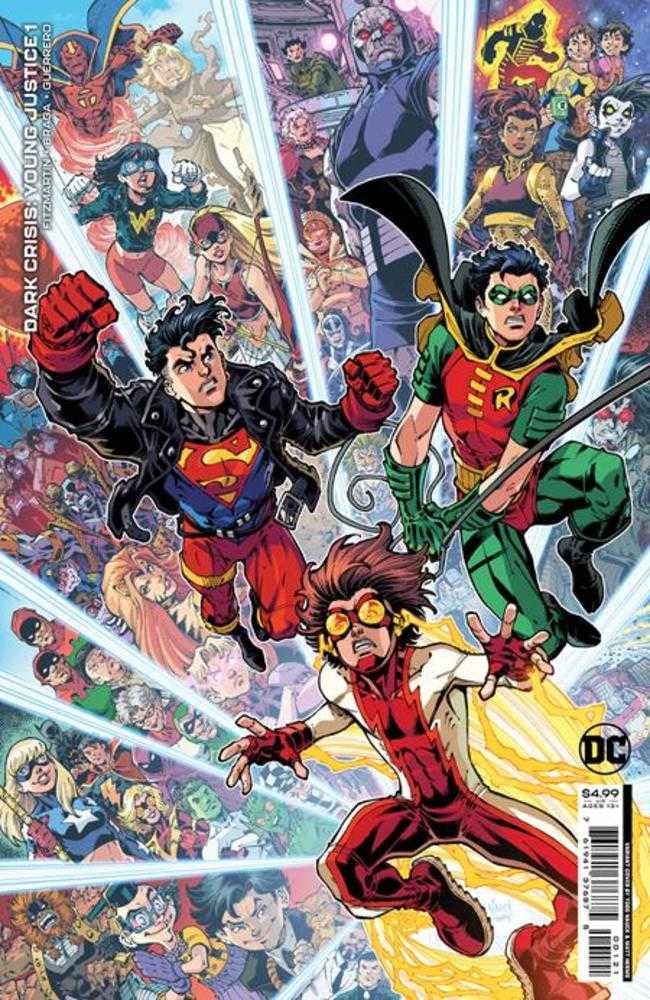 Dark Crisis Young Justice #1 (Of 6) Cover B Todd Nauck Card Stock Variant - gabescaveccc