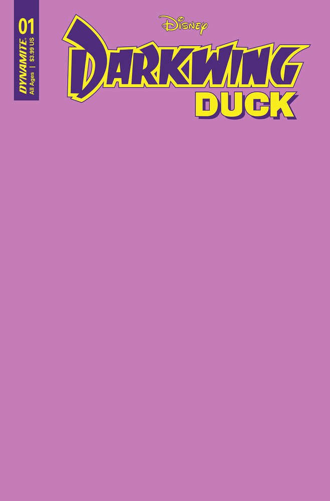 Darkwing Duck #1 Cover F Blank Authentix - gabescaveccc