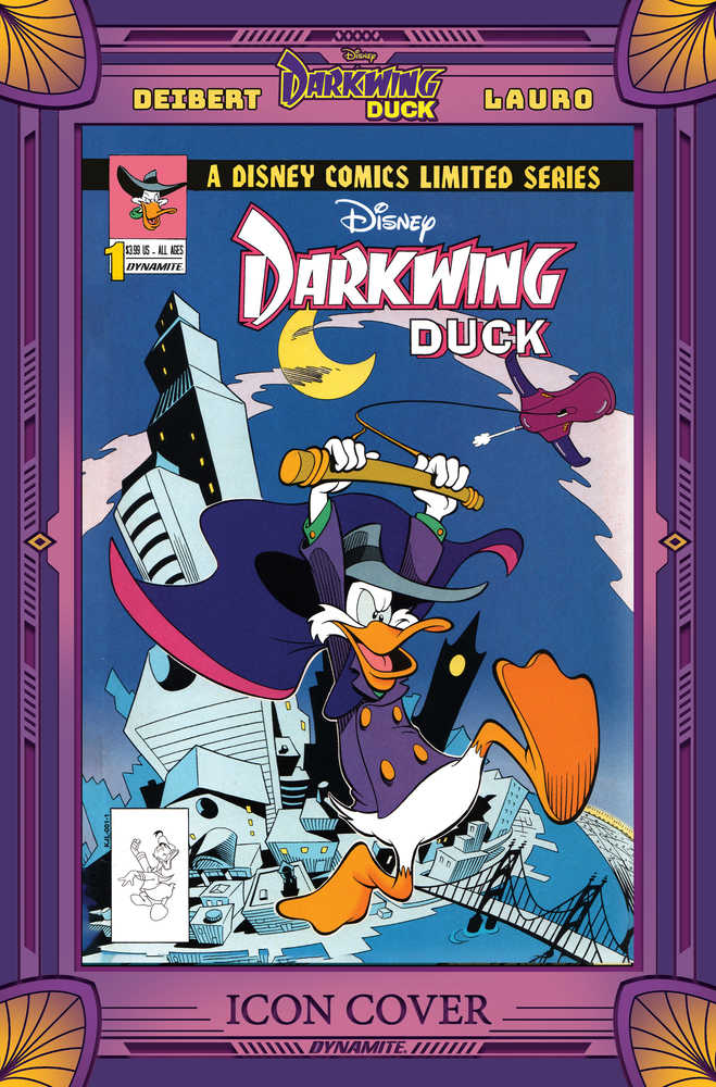 Darkwing Duck #1 Cover H 10 Copy Variant Edition Moore Modern Icon 1991 - gabescaveccc