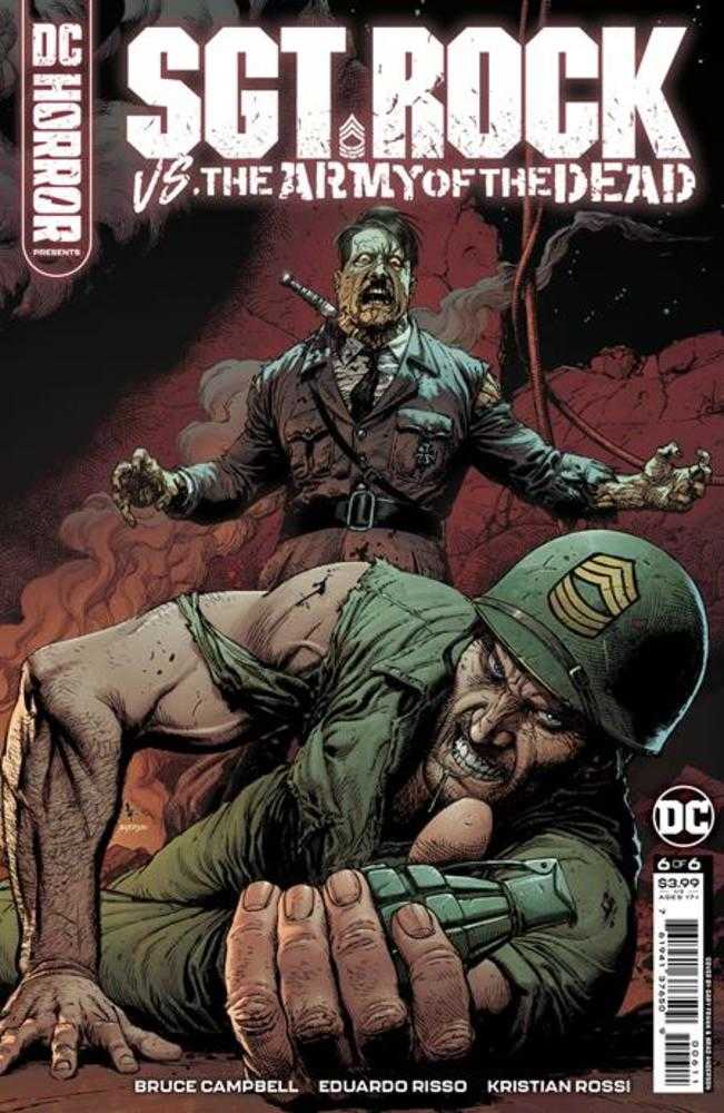 DC Horror Presents Sgt Rock vs The Army Of The Dead #6 (Of 6) Cover A Gary Frank (Mature) - gabescaveccc