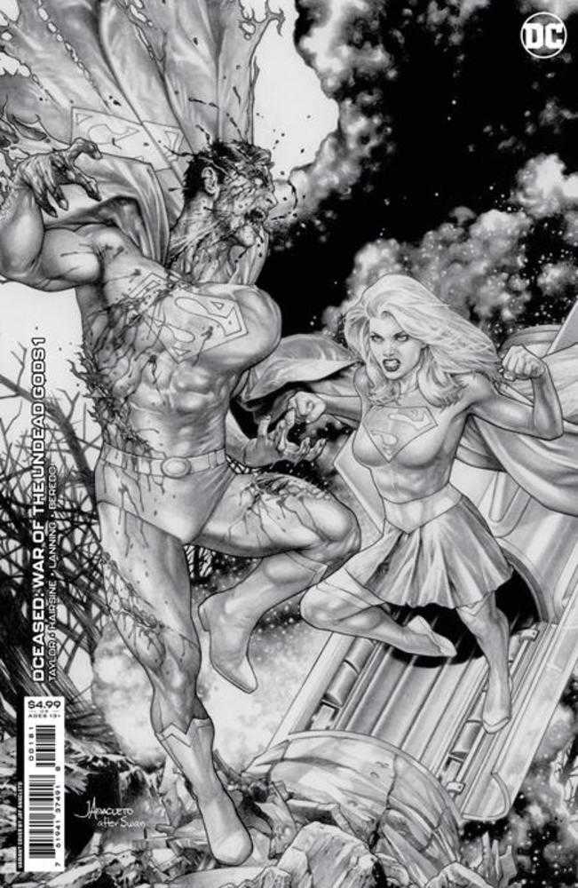 Dceased War Of The Undead Gods #1 (Of 8) Cover H Jay Anacleto Card Stock Variant - gabescaveccc