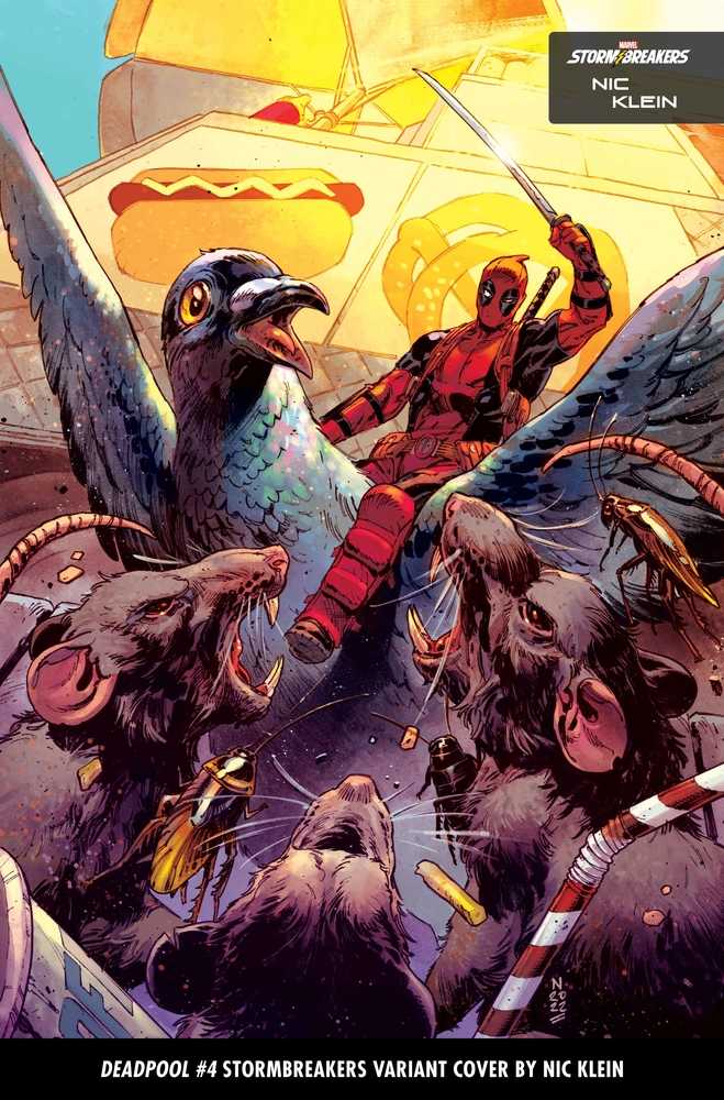 Deadpool #4 Klein Stormbreakers Variant - gabescaveccc