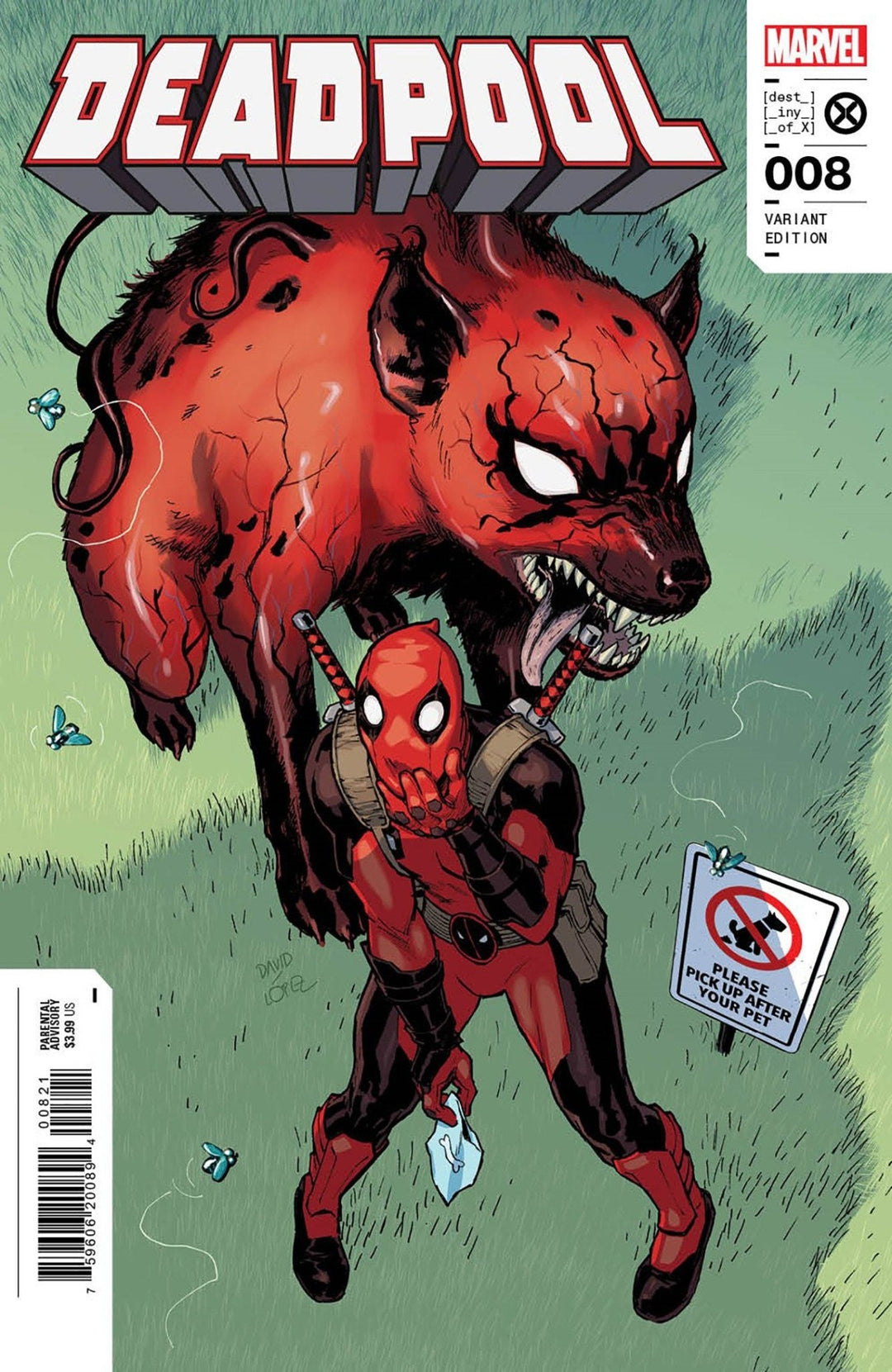 Deadpool 8 David Lopez Variant - gabescaveccc