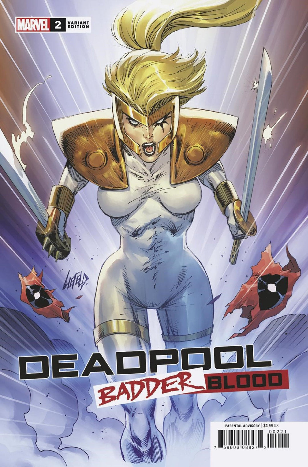 Deadpool: Badder Blood 2 Rob Liefeld Variant - gabescaveccc