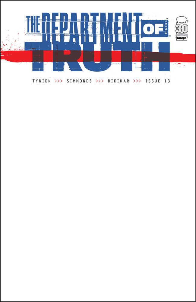 Department Of Truth #18 Cover B Blank Cover (Mature) - gabescaveccc