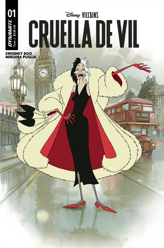 Disney Villains Cruella De Vil #1 Cover B Middleton - gabescaveccc