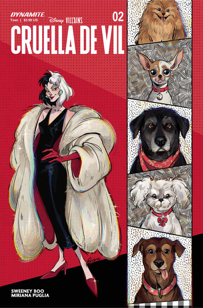 Disney Villains Cruella De Vil #2 Cover C Lusky - gabescaveccc