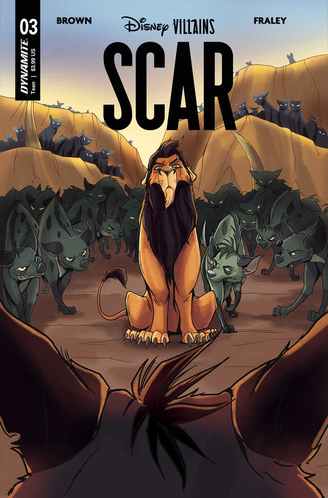 Disney Villains Scar #3 Cover F 10 Copy Variant Edition Fraley Original - gabescaveccc