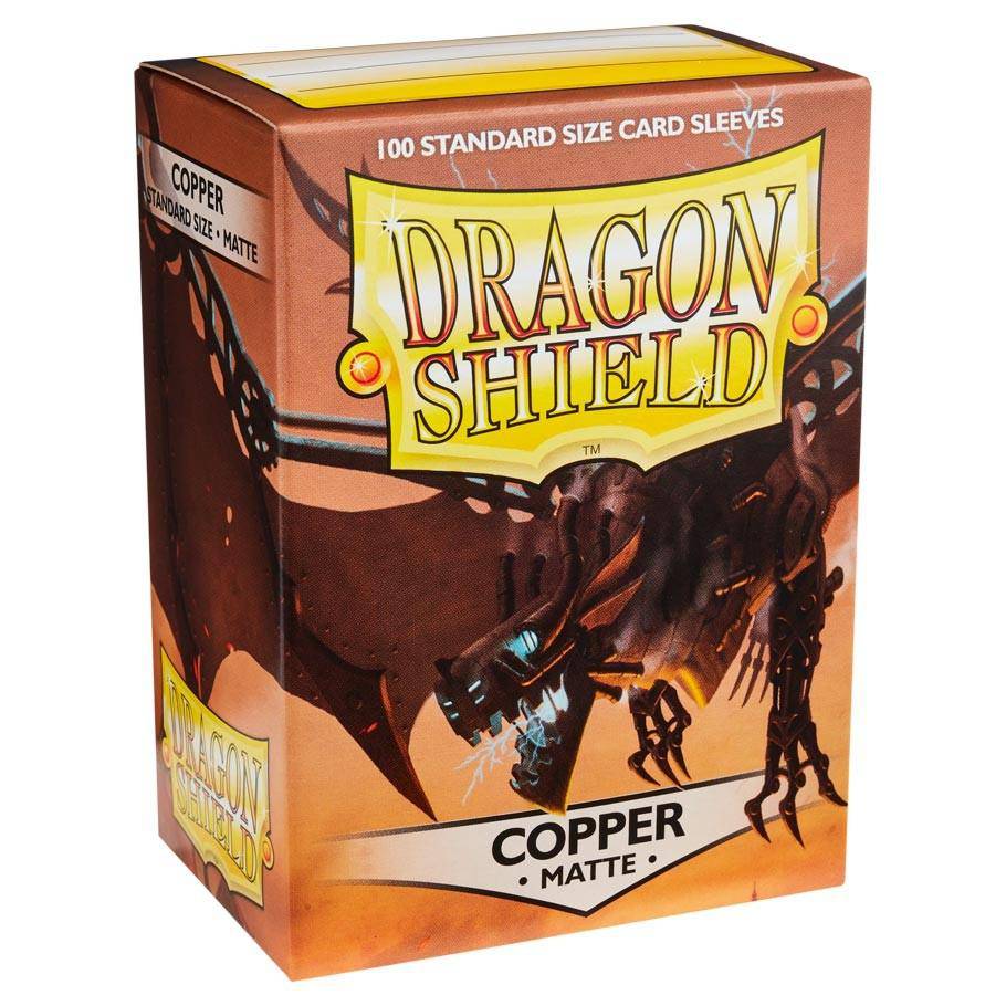 Dragon Shield Card Sleeves Copper - gabescaveccc