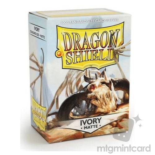 Dragon Shield Card Sleeves Matte Ivory - gabescaveccc