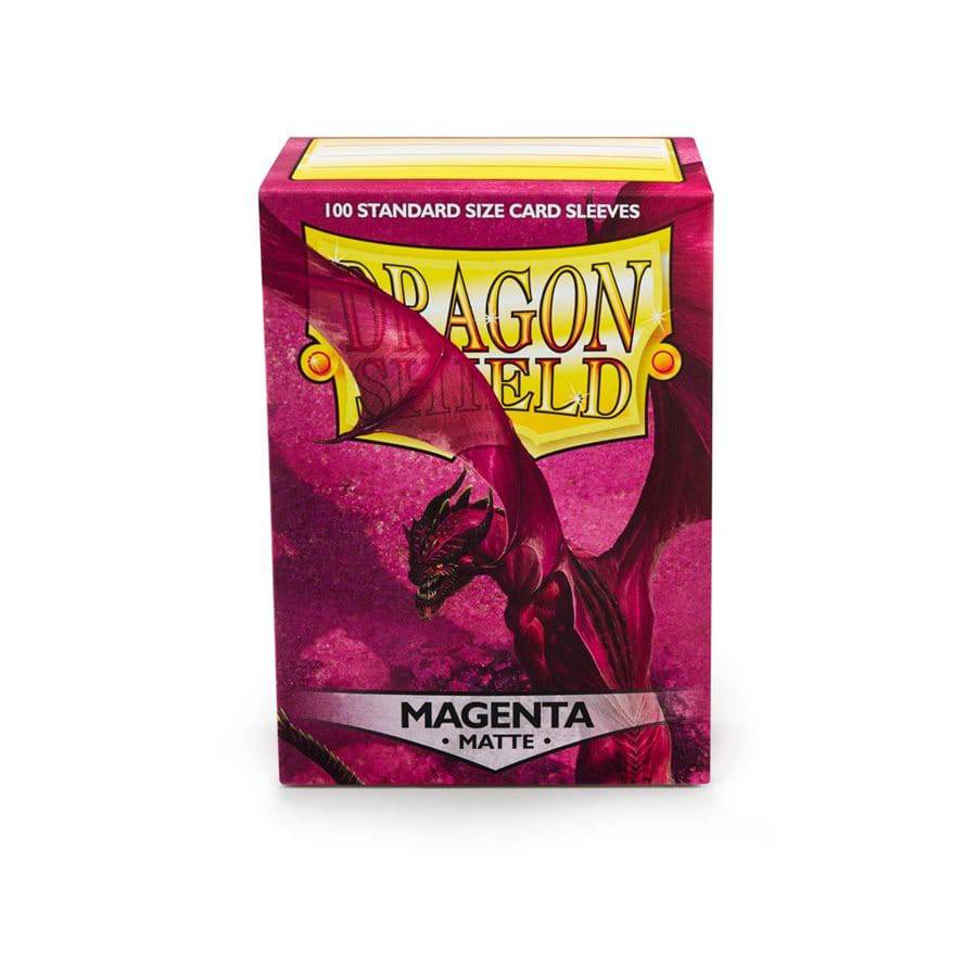 Dragon Shield Card Sleeves Matte Magenta - gabescaveccc