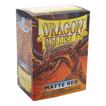 Dragon Shield Card Sleeves Matte Red - gabescaveccc