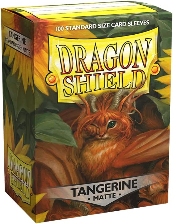 Dragon Shield Card Sleeves Matte Tangerine - gabescaveccc