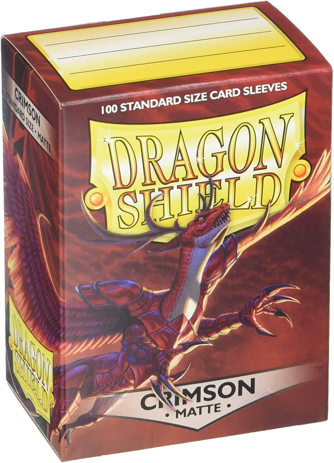 Dragon Shield Sleeves 100 Count Matte Crimson - gabescaveccc