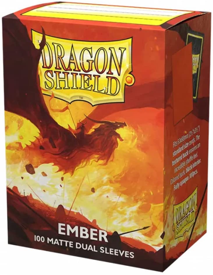 Dragon Shield Sleeves 100 Count Matte Ember - gabescaveccc