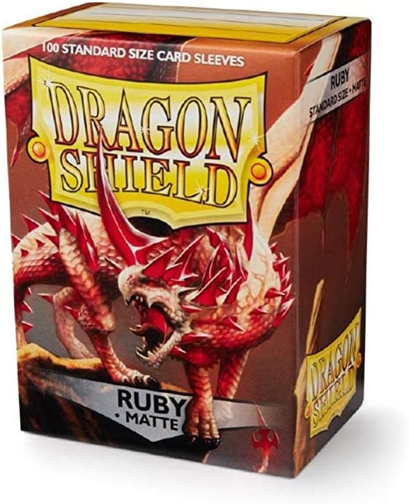 Dragon Shield sleeves Matte Ruby - gabescaveccc