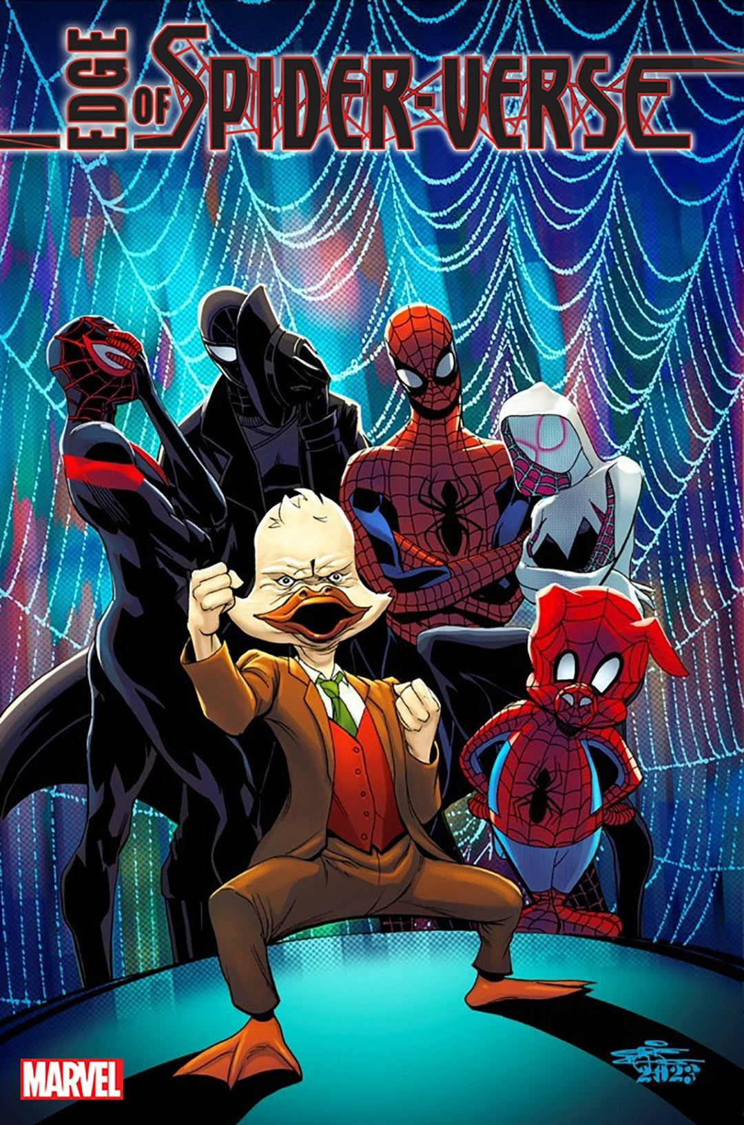 Edge Of Spider-Verse 1 Chriscross Howard The Duck Variant - gabescaveccc