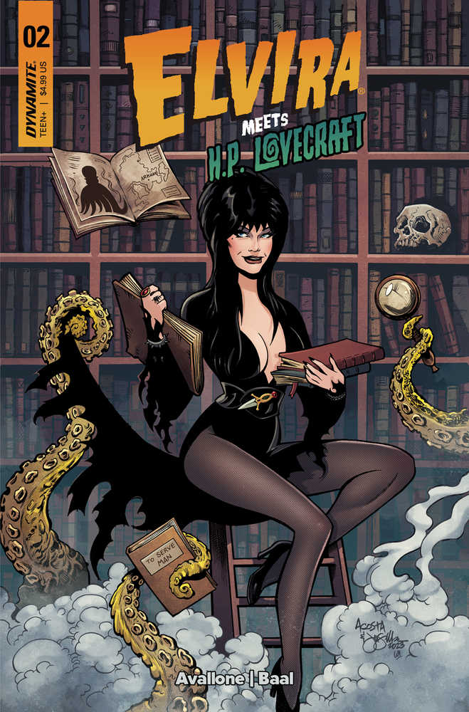 Elvira Meets Hp Lovecraft #2 Cover A Acosta - gabescaveccc