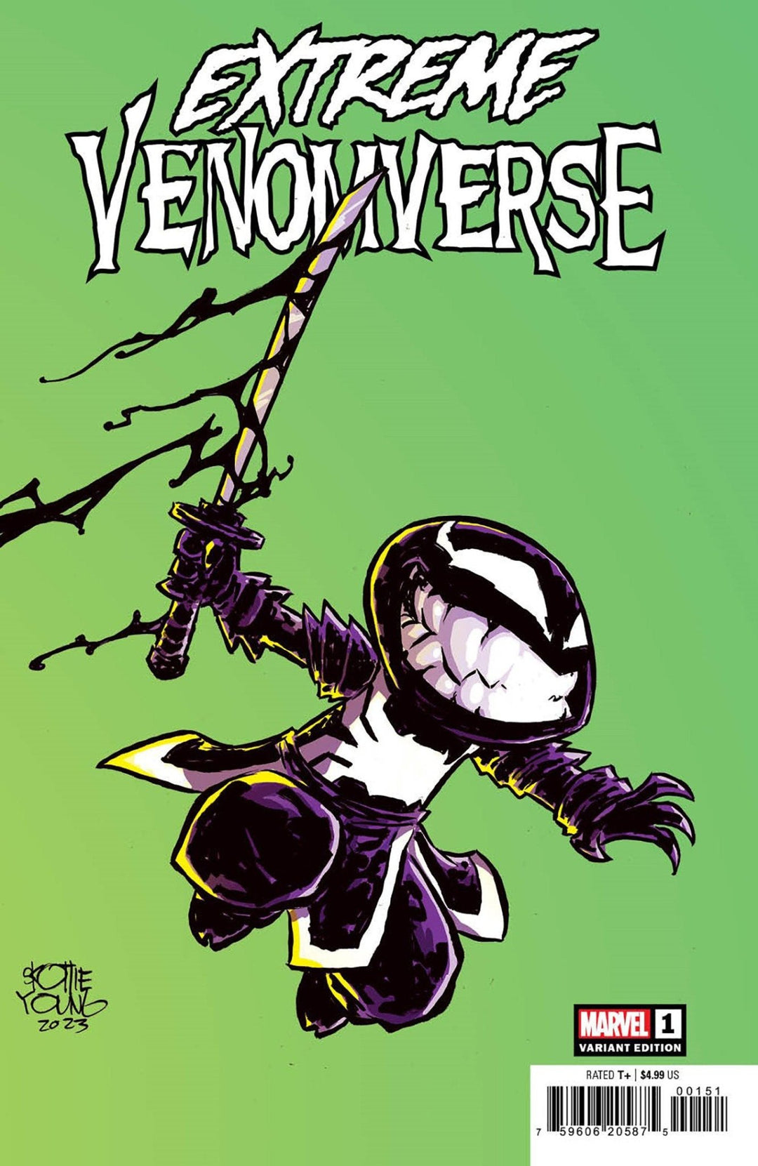 Extreme Venomverse 1 Skottie Young Variant - gabescaveccc