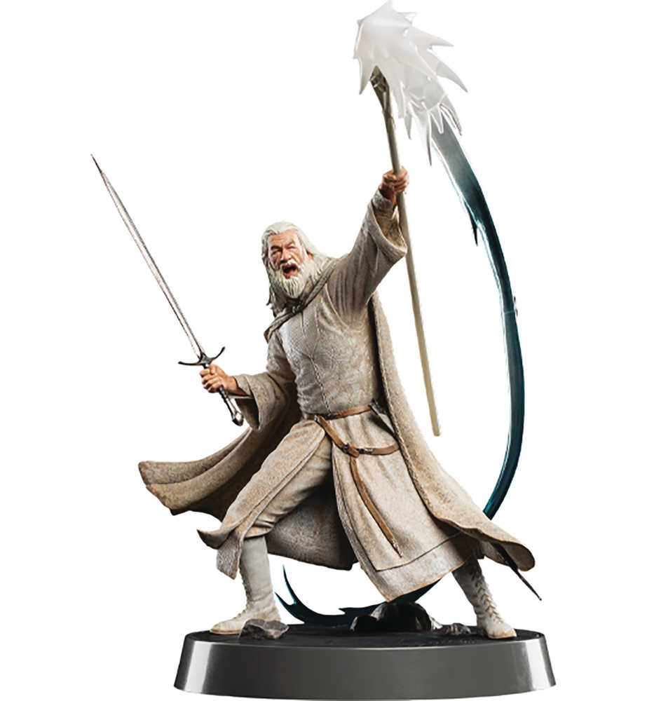 Figures Of Fandom Lord of the Rings Gandalf The White PVC Statue - gabescaveccc