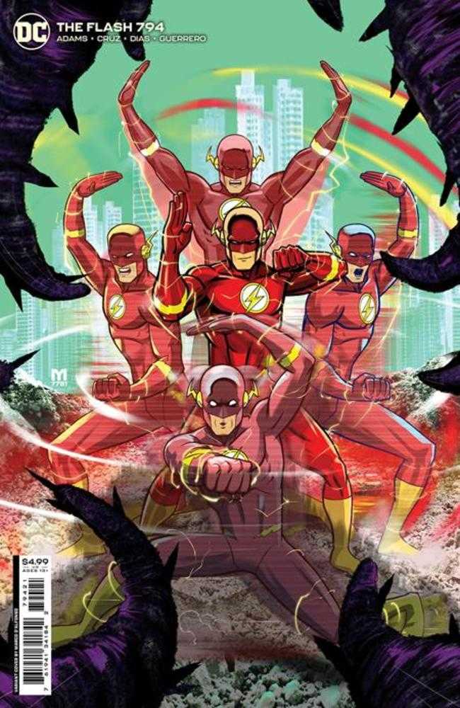 Flash #794 Cover B Marco Dalfonso Card Stock Variant (One-Minute War) - gabescaveccc
