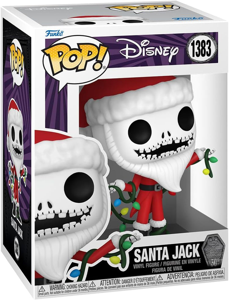 Funko Pop! Disney: The Nightmare Before Christmas 30th Anniversary - Santa Jack - gabescaveccc