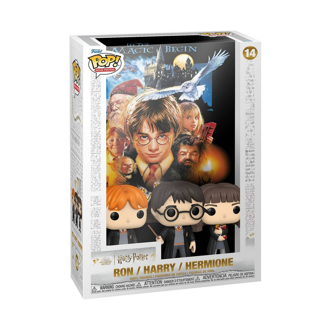 Funko POP! Movie Poster: Harry Potter Sorcerer's Stone - Ron/Harry/Hermione - gabescaveccc