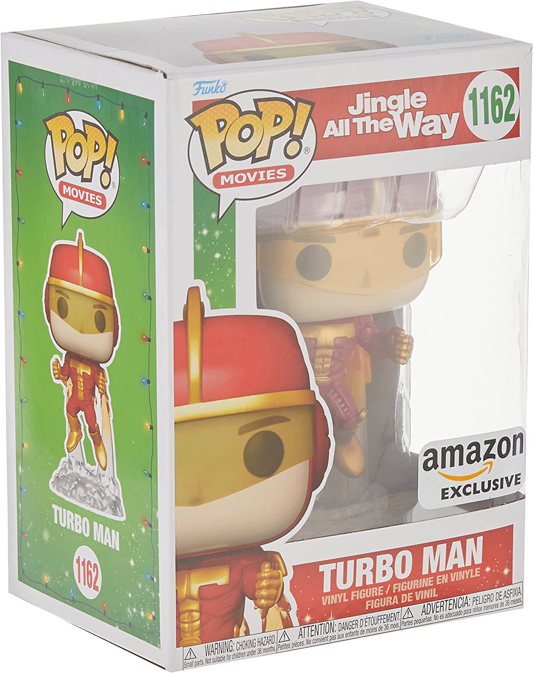 Funko Pop! Movies: Jingle All The Way - Turbo Man Flying, Amazon Exclusive - gabescaveccc