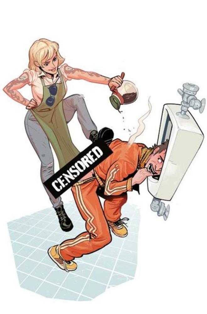 Gangster Ass Barista #2 Cover C Conor Hughes Foil Variant (Mature) - gabescaveccc