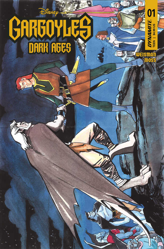 Gargoyles Dark Ages #1 Cover K 15 Copy TV Pitch Art - gabescaveccc