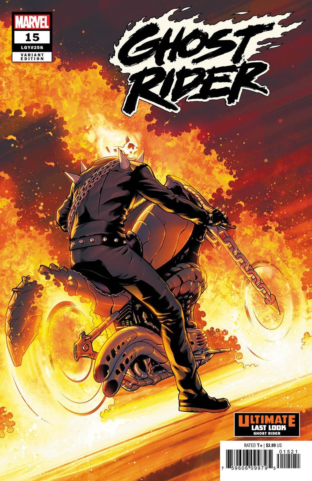 Ghost Rider 15 Juann Cabal Ultimate Last Look Variant - gabescaveccc