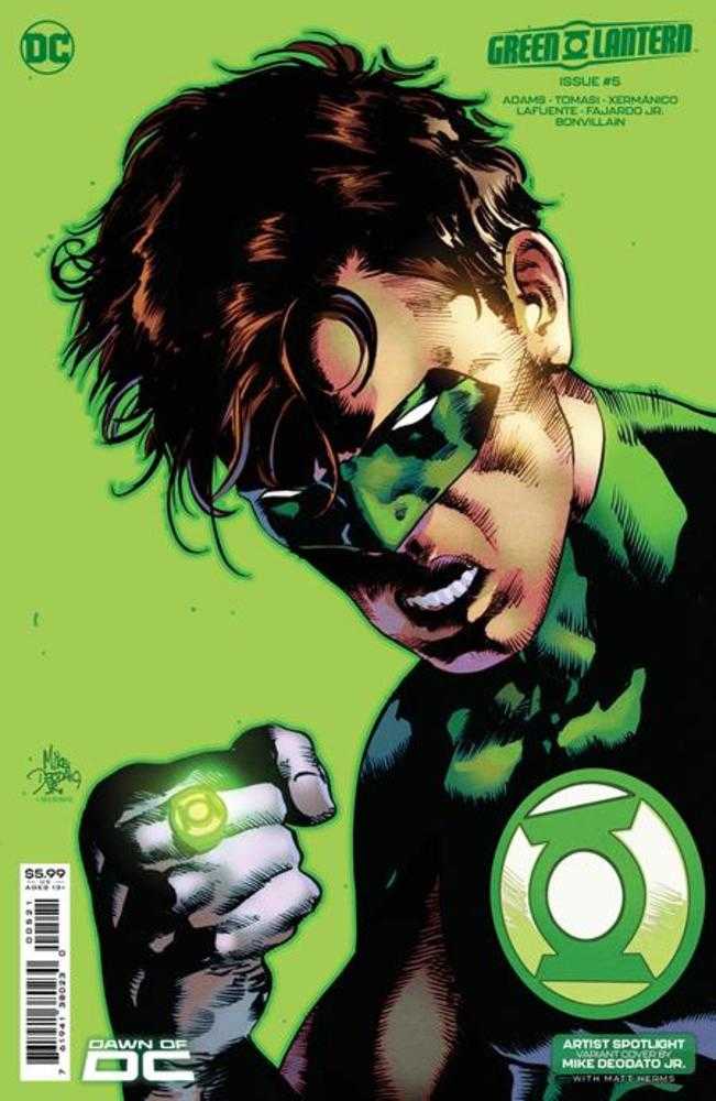 Green Lantern #5 Cover C Mike Deodato Jr Artist Spotlight Card Stock Variant - gabescaveccc