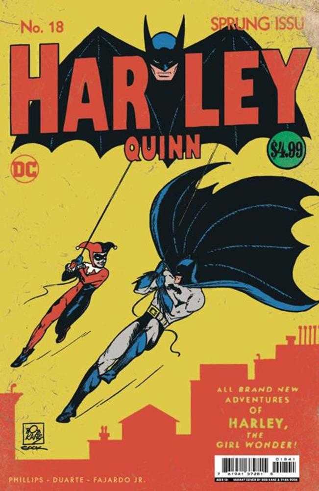 Harley Quinn #18 Cover C Ryan Sook Homage Card Stock Variant - gabescaveccc