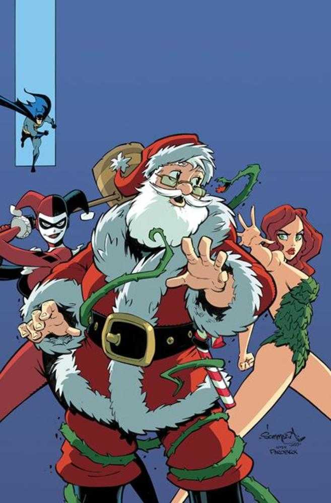 Harley Quinn #35 Cover C Jon Sommariva Santa Card Stock Variant - gabescaveccc