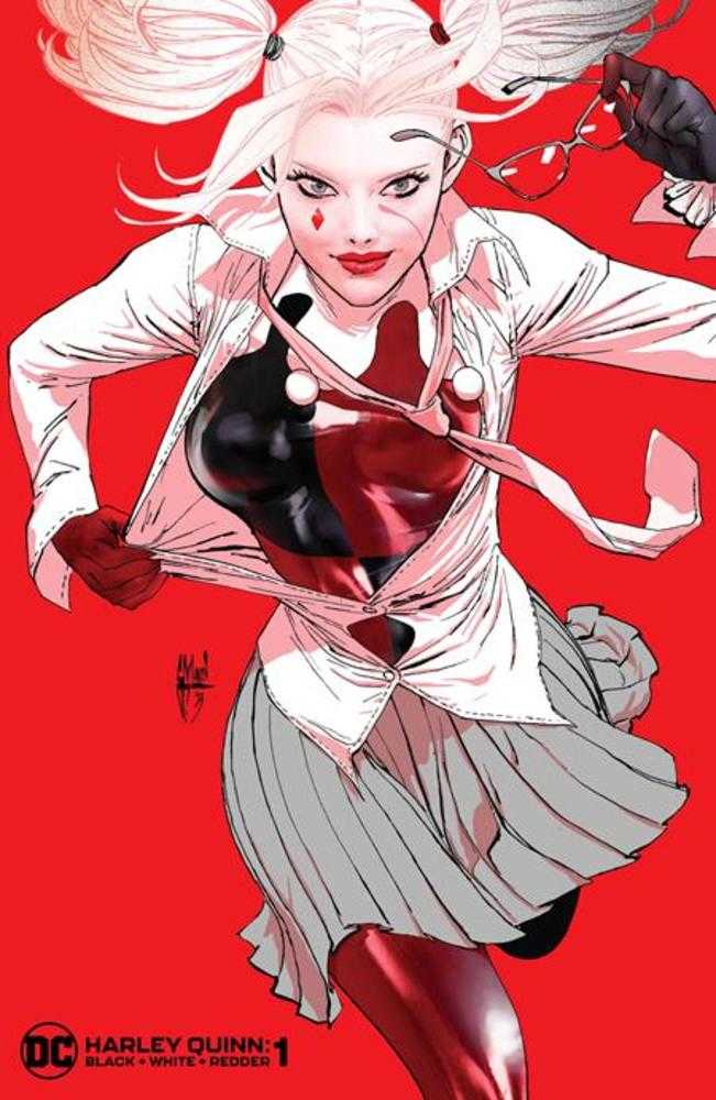 Harley Quinn Black White Redder #1 (Of 6) Cover C Guillem March Variant - gabescaveccc