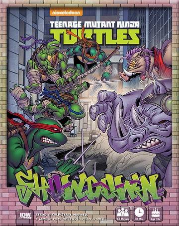 IDW Games Teenage Mutant Ninja Turtles Showdown: Bebop & Rocksteady Board Game - gabescaveccc