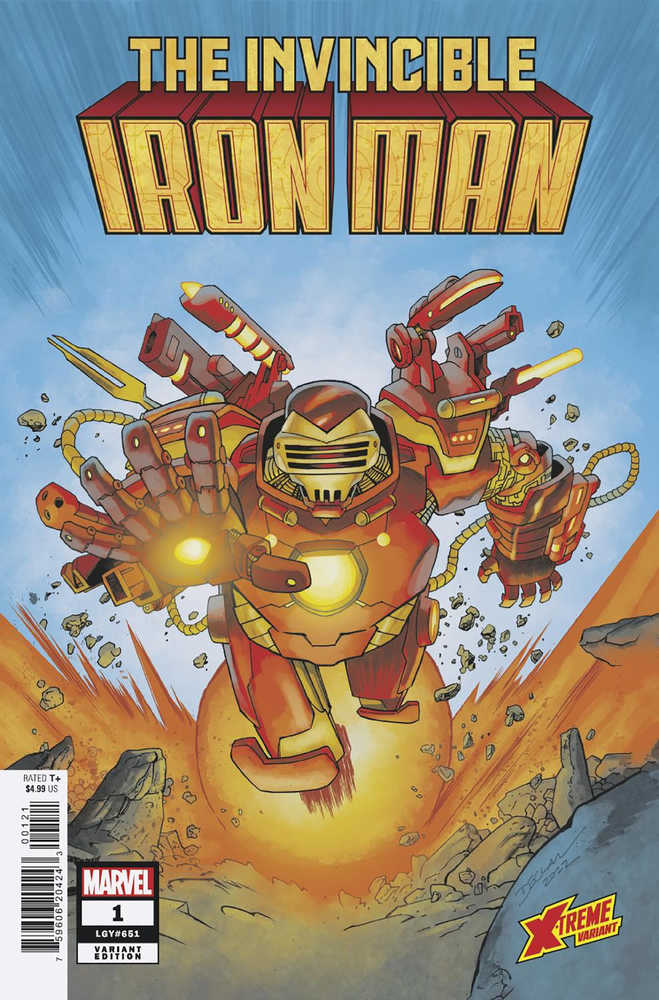 Invincible Iron Man #1 Shalvey X-Treme Marvel Variant - gabescaveccc