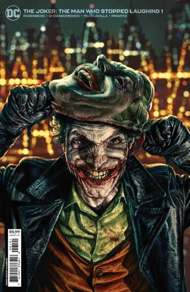 Joker The Man Who Stopped Laughing #1 Cover B Lee Bermejo Variant - gabescaveccc