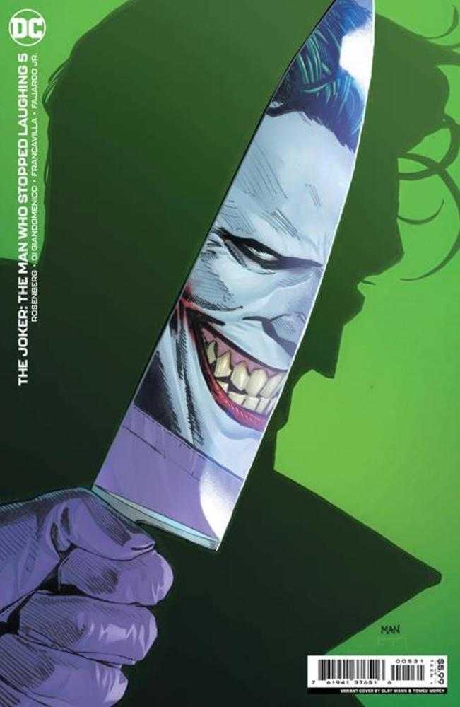 Joker The Man Who Stopped Laughing #5 Cover C Clay Mann Variant - gabescaveccc