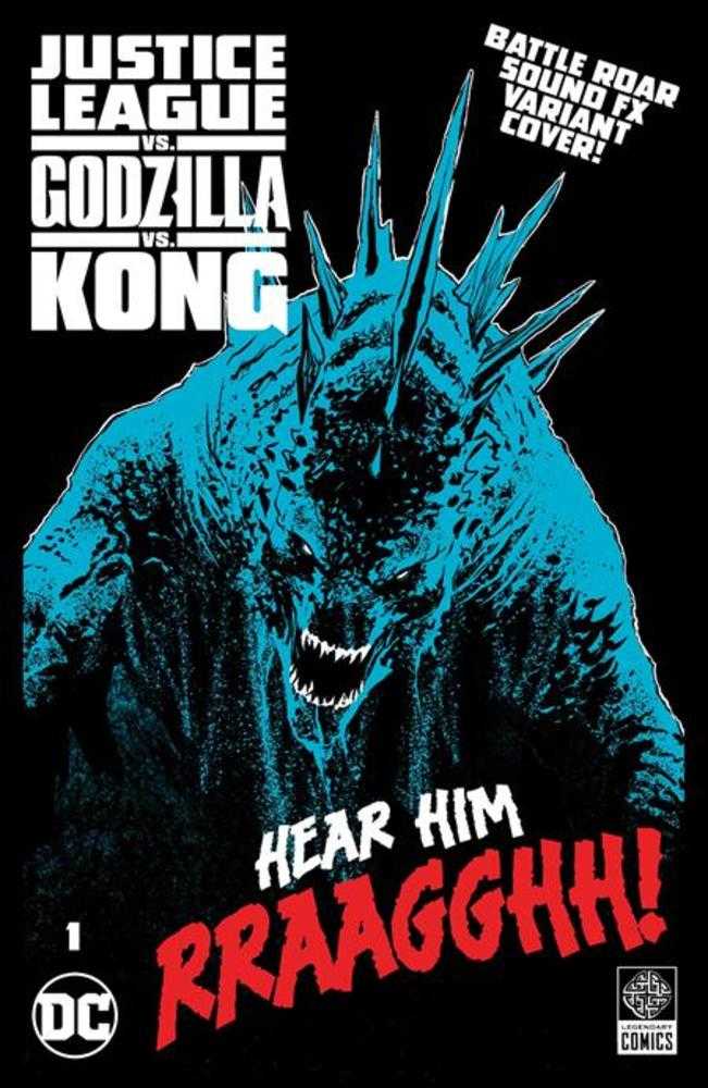 Justice League vs Godzilla vs Kong #1 (Of 7) Cover F Christian Duce Godzilla Roar Sound Fx Gatefold Variant Allocations May Occur - gabescaveccc