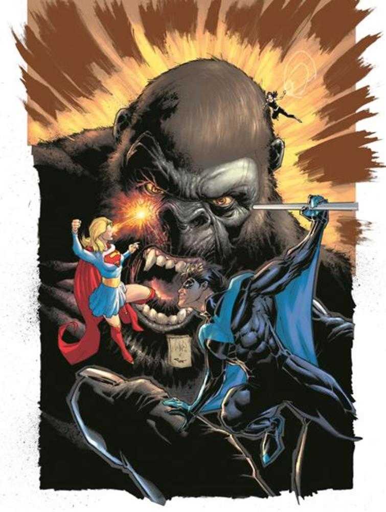 Justice League vs Godzilla vs Kong #4 (Of 7) Cover B Whilce Portacio Kong Card Stock Variant - gabescaveccc