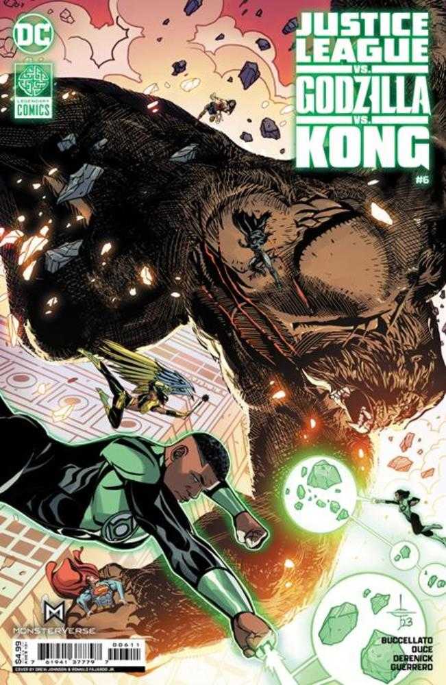 Justice League vs Godzilla vs Kong #6 (Of 7) Cover A Drew Edward Johnson - gabescaveccc