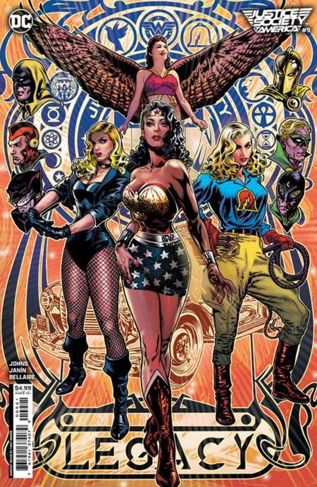 Justice Society Of America #9 (Of 12) Cover B Tony Harris Card Stock Variant - gabescaveccc