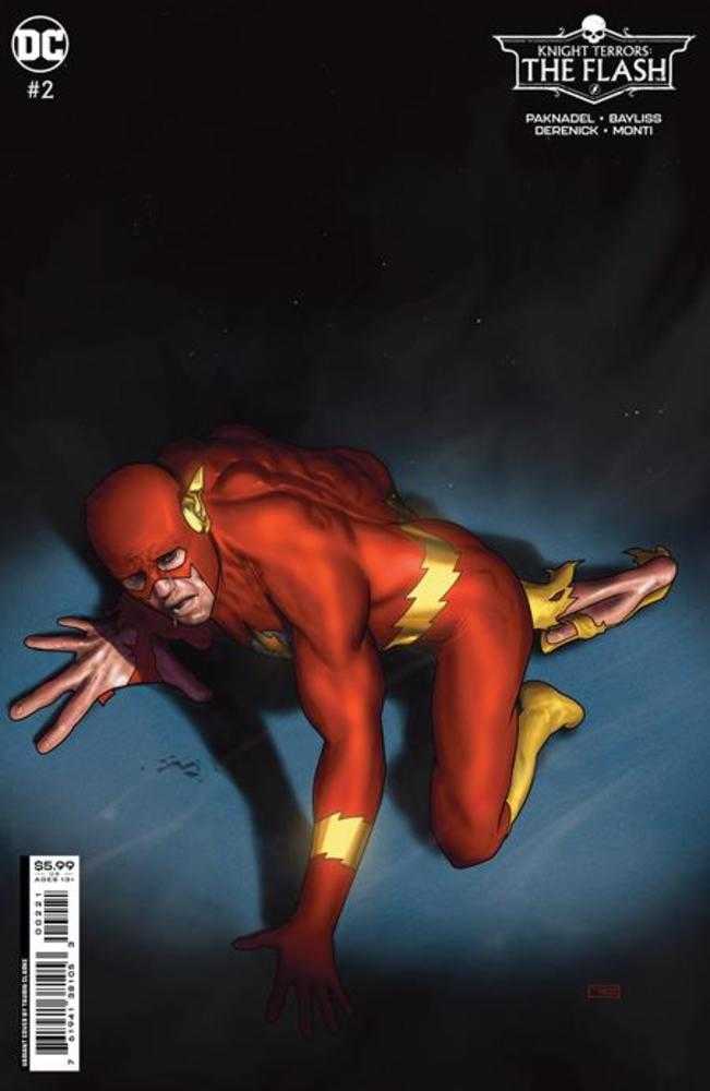 Knight Terrors Flash #2 (Of 2) Cover B Taurin Clarke Card Stock Variant - gabescaveccc