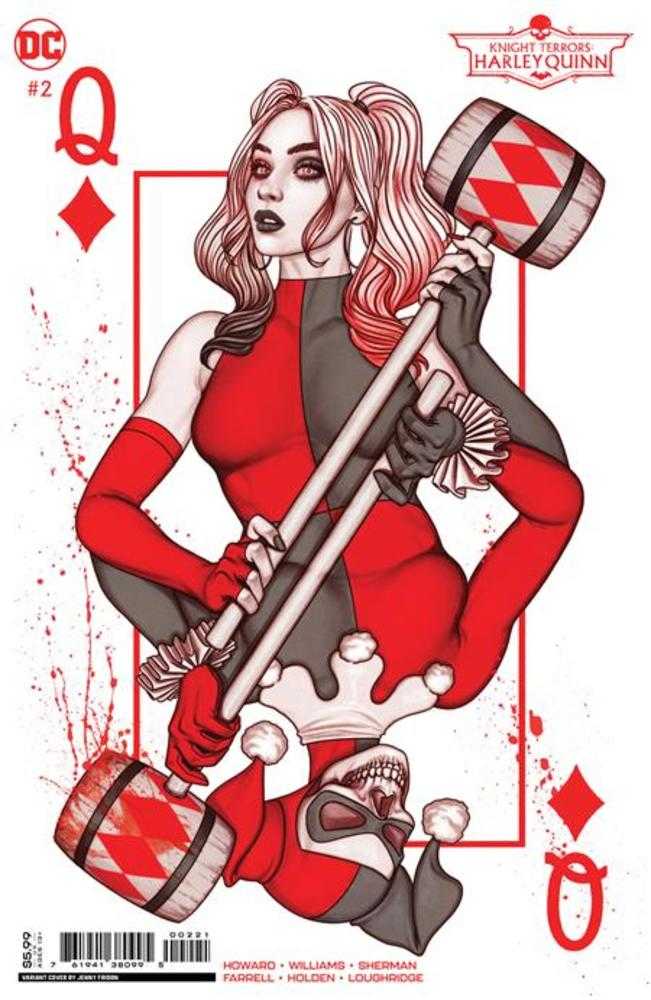 Knight Terrors Harley Quinn #2 (Of 2) Cover B Jenny Frison Card Stock Variant - gabescaveccc