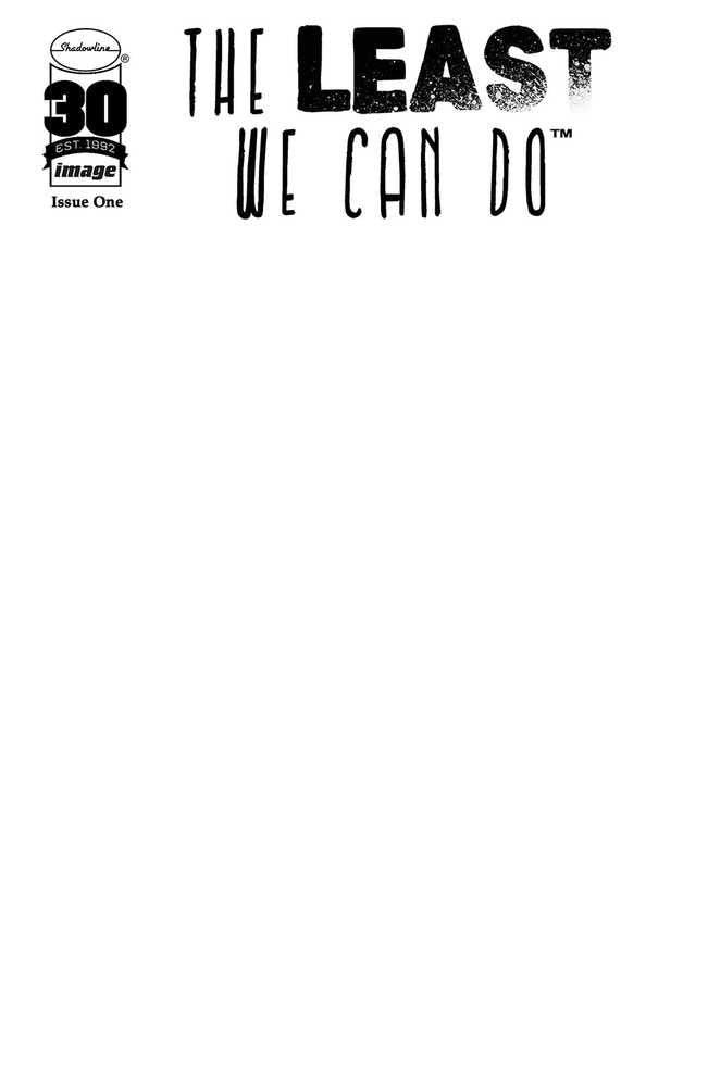 Least We Can Do #1 Cover D Blank Cover - gabescaveccc