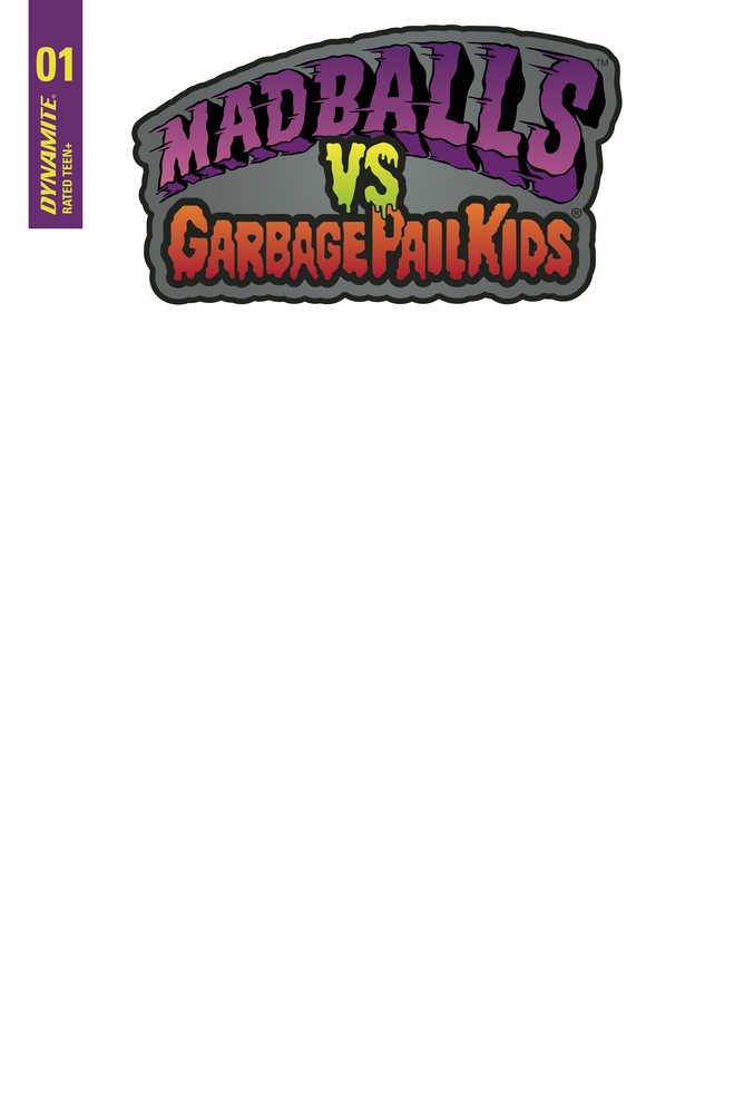 Madballs vs Garbage Pail Kids #1 Cover D Blank Authentix - gabescaveccc